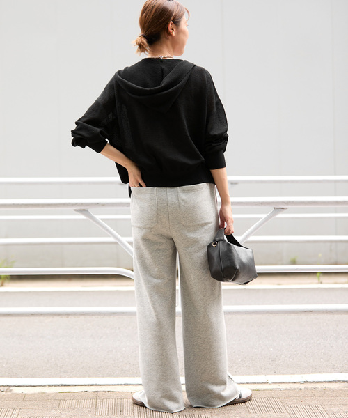 JOURNAL STANDARD relume(ジャーナルスタンダード レリューム)の「《追加2》シアーフーディ(パーカー・レディース・ホワイト/ブラック/グレー・FREE)」の7枚目の写真