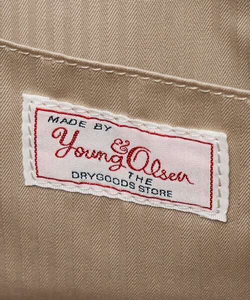YOUNG&OLSEN The DRYGOODS STORE(ヤングアンドオルセン)の「<YOUNG&OLSEN The DRYGOODS STORE>エンボス レザー デラックス トートM トートバッグ(トートバッグ・メンズ・ブラック/グレー系・FREE)」の10枚目の写真