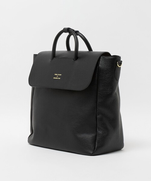 YOUNG&OLSEN The DRYGOODS STORE(ヤングアンドオルセン)の「<YOUNG&OLSEN The DRYGOODS STORE>エンボス レザー デラックス トートM トートバッグ(トートバッグ・メンズ・ブラック/グレー系・FREE)」の14枚目の写真