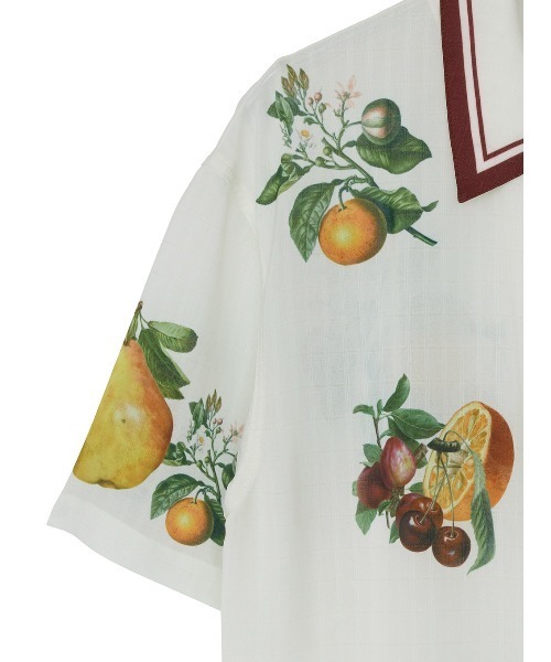 Ameri（アメリ）の「MEDI FRUIT SCARF PATTERN SHEER SHIRT（シャツ/ブラウス・レディース・ブラック/アイボリー・FREE）」の9枚目の写真