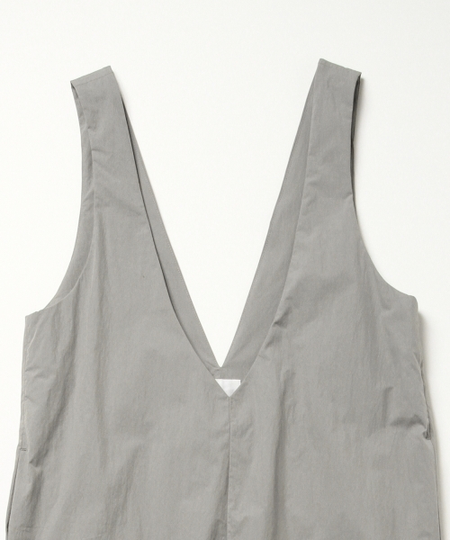 Ray BEAMS（レイビームス）の「Ray BEAMS / Vネック ワイド サロペット（サロペット/オーバーオール・レディース・ライトグレー/ブラック・1/0）」の7枚目の写真