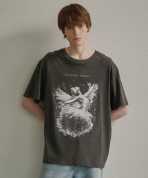 Beyond Closet（-）の「[COLLECTION LINE] シャドースワンウォッシュド半袖Tシャツウォッシュドチャコール（Tシャツ/カットソー）」
