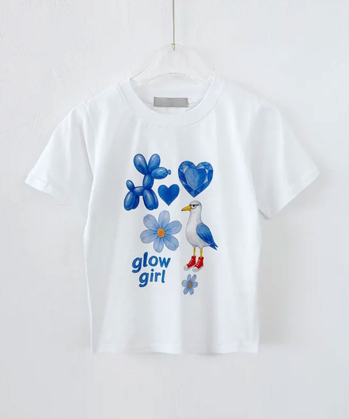 VIVID LADY(ビビッドレディー)の「グラフィックプリント 半袖カットソー(Tシャツ/カットソー・レディース・ホワイト・FREE)」の7枚目の写真