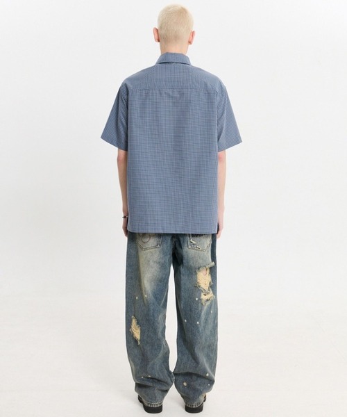 HOODHOOD(フッドフッド)の「【UNISEX】HOODHOOD/Typoチェックシャツ(シャツ/ブラウス・レディース・レッド/ブルー・MEDIUM)」の20枚目の写真