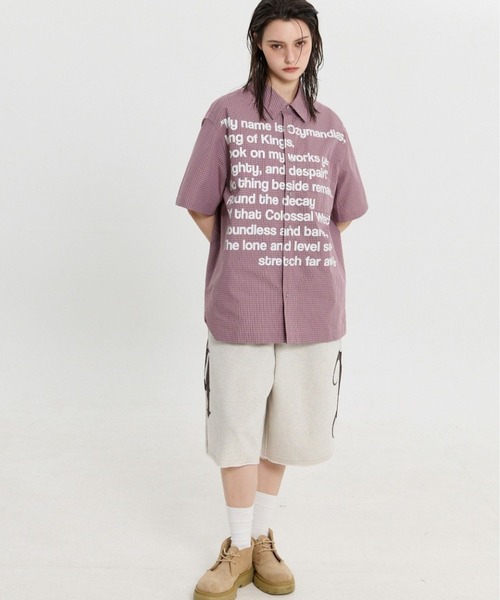 HOODHOOD(フッドフッド)の「【UNISEX】HOODHOOD/Typoチェックシャツ(シャツ/ブラウス・レディース・レッド/ブルー・MEDIUM)」の17枚目の写真