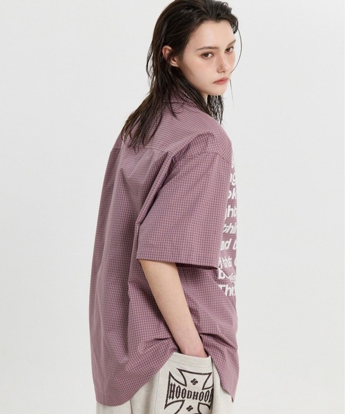 HOODHOOD(フッドフッド)の「【UNISEX】HOODHOOD/Typoチェックシャツ(シャツ/ブラウス・レディース・レッド/ブルー・MEDIUM)」の16枚目の写真