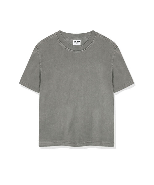 ULIFEZIP（ユーライフジー）の「ノロスピグメントダイング半袖Tシャツ5カラー[ULZF_0001]（Tシャツ/カットソー・メンズ・グレー/ベージュ/スカイブルー/チャコール/グリーン・SMALL/MEDIUM/LARGE/X-LARGE）」の2枚目の写真