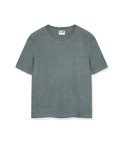 ULIFEZIP（ユーライフジー）の「ノロスピグメントダイング半袖Tシャツ5カラー[ULZF_0001]（Tシャツ/カットソー・メンズ・グレー/ベージュ/スカイブルー/チャコール/グリーン・SMALL/MEDIUM/LARGE/X-LARGE）」の4枚目の写真