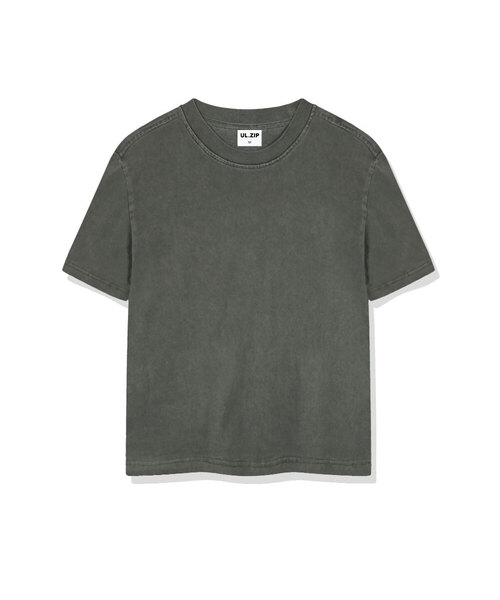 ULIFEZIP（ユーライフジー）の「ノロスピグメントダイング半袖Tシャツ5カラー[ULZF_0001]（Tシャツ/カットソー・メンズ・グレー/ベージュ/スカイブルー/チャコール/グリーン・SMALL/MEDIUM/LARGE/X-LARGE）」の3枚目の写真