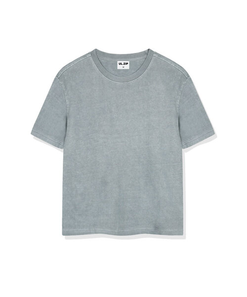 ULIFEZIP（ユーライフジー）の「ノロスピグメントダイング半袖Tシャツ5カラー[ULZF_0001]（Tシャツ/カットソー・メンズ・グレー/ベージュ/スカイブルー/チャコール/グリーン・SMALL/MEDIUM/LARGE/X-LARGE）」の5枚目の写真