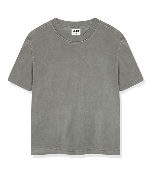 ULIFEZIP（ユーライフジー）の「ノロスピグメントダイング半袖Tシャツ5カラー[ULZF_0001]（Tシャツ/カットソー・メンズ・グレー/ベージュ/スカイブルー/チャコール/グリーン・SMALL/MEDIUM/LARGE/X-LARGE）」の8枚目の写真