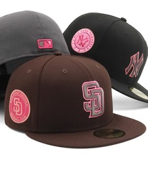 NEW ERA(�j���[�G��)�̃j���[�G���L���b�v 59FIFTY �T�C�h�p�b�`MLB(�L���b�v)