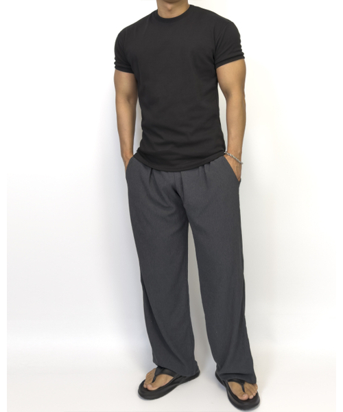 PACIENCIA(パシエンシア)の「ソリッドグリップスリムフィット半袖BLACK(Tシャツ/カットソー・メンズ・その他・LARGE/X-LARGE/XX-LARGE)」の6枚目の写真