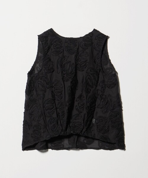 A DAY IN THE LIFE UNITED ARROWS(アデイインザライフユナイテッドアローズ)の「コットンテープ エンブロイダリー ノースリーブブラウス<A DAY IN THE LIFE>(シャツ/ブラウス・レディース・ブラック/オフホワイト・FREE)」の11枚目の写真