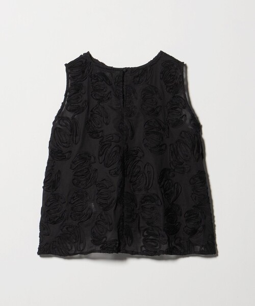 A DAY IN THE LIFE UNITED ARROWS(アデイインザライフユナイテッドアローズ)の「コットンテープ エンブロイダリー ノースリーブブラウス<A DAY IN THE LIFE>(シャツ/ブラウス・レディース・ブラック/オフホワイト・FREE)」の12枚目の写真