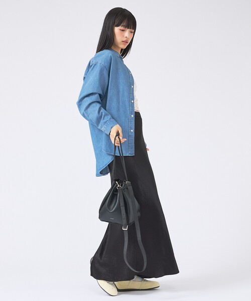 YArKA(ヤーカ)の「【YArKA/ヤーカ】real leather knit embroidery square soulder bag/リアルレザースクエアショルダーバッグ/ユニセックス(ショルダーバッグ・メンズ・ブラック・フリー)」の8枚目の写真