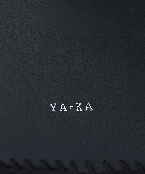 YArKA(ヤーカ)の「【YArKA/ヤーカ】real leather knit embroidery square soulder bag/リアルレザースクエアショルダーバッグ/ユニセックス(ショルダーバッグ・メンズ・ブラック・フリー)」の10枚目の写真