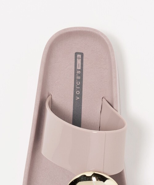 BEAUTY&YOUTH UNITED ARROWS(ビューティーアンドユースユナイテッドアローズ)の「<VOICES CULTURE>メタルモチーフ トング サンダル(サンダル・レディース・ライトピンク/ブラック・37/38)」の13枚目の写真