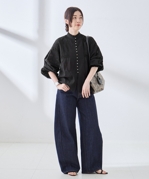 journal standard L'essage（ジャーナルスタンダードレサージュ）の「2WAYレースブラウス（シャツ/ブラウス・レディース・ホワイト/ブラック・FREE）」の3枚目の写真