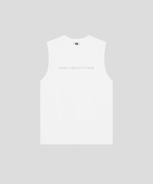 EPT(イーピーティー)の「Studded Sleeveless T-Shirt (White)(Tシャツ/カットソー・レディース・ホワイト・MEDIUM/SMALL/LARGE)」の1枚目の写真