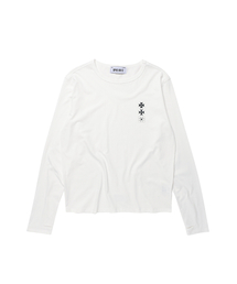 OPUS 0012（オーパス0012）の「Op. 07 SIG LONG SLEEVE WHITE（Tシャツ/カットソー）」