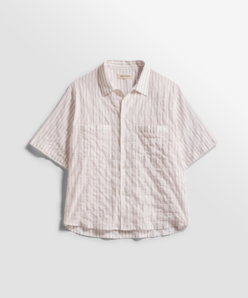 WISM(ウィズム)の「BARE KNUCKLES / ベアナックルズ Paulie S/S Shirt(シャツ/ブラウス・メンズ・ホワイト・LARGE)」の1枚目の写真