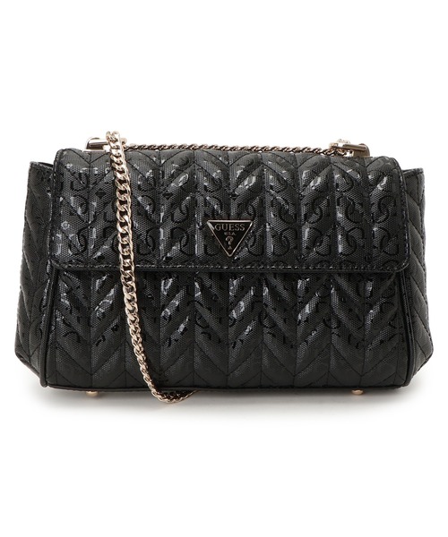 Guess(ゲス)の「STACEY Convertible Crossbody ショルダーバッグ(ショルダーバッグ・レディース・ライトブルー/ブラック・ONE SIZE)」の4枚目の写真