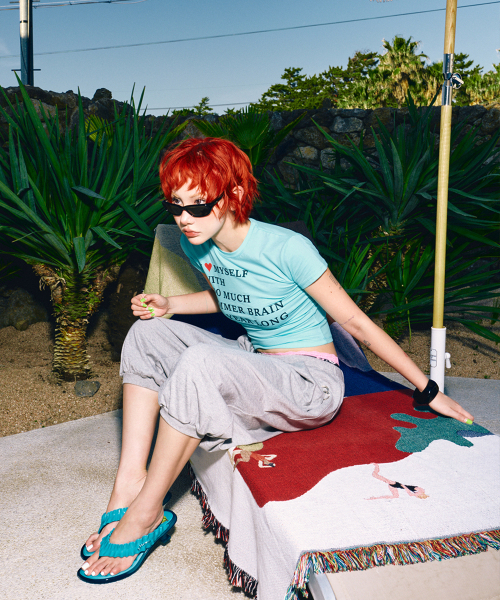 HIGHTIDEFRANKIE(ハイタイドフランキー)の「Summer Brain Tee Mint(Tシャツ/カットソー・レディース・ミント・FREE)」の4枚目の写真