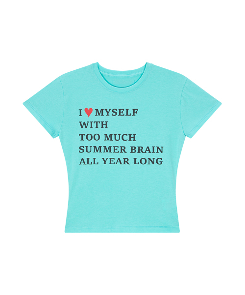 HIGHTIDEFRANKIE(ハイタイドフランキー)の「Summer Brain Tee Mint(Tシャツ/カットソー・レディース・ミント・FREE)」の12枚目の写真