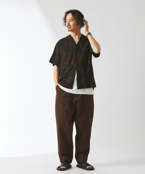 JOURNAL STANDARD relume（ジャーナルスタンダード　レリューム）の「”Relume” コットンツイル ベイカーパンツ（チノパンツ・メンズ・グレー/ブラウン/ブラック/カーキ/オリーブ・LARGE/MEDIUM/SMALL）」の15枚目の写真