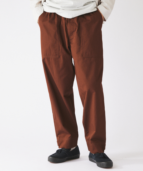 JOURNAL STANDARD relume(ジャーナルスタンダード レリューム)の「”Relume” コットンツイル ベイカーパンツ(チノパンツ・メンズ・グレー/ブラウン/ブラック/カーキ/オリーブ・LARGE/MEDIUM/SMALL)」の14枚目の写真