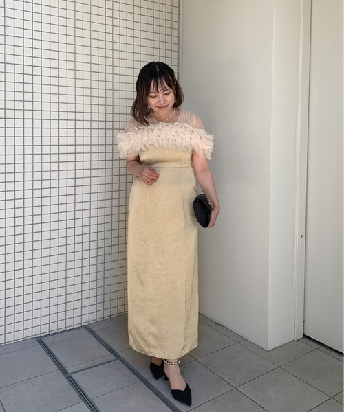 Dorry Doll（ドリードール）の「フラッフィーフリルIラインドレス（ドレス・レディース・イエロー/ブラック/ピンク系その他・MEDIUM）」の6枚目の写真