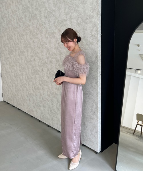 Dorry Doll（ドリードール）の「フラッフィーフリルIラインドレス（ドレス・レディース・イエロー/ブラック/ピンク系その他・MEDIUM）」の8枚目の写真