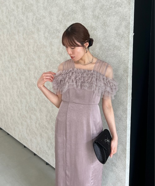Dorry Doll（ドリードール）の「フラッフィーフリルIラインドレス（ドレス・レディース・イエロー/ブラック/ピンク系その他・MEDIUM）」の9枚目の写真