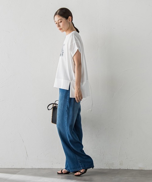 la.f…(ラエフ)の「フォトプリントTシャツ(Tシャツ/カットソー・レディース・ブラック/ホワイト・9号)」の8枚目の写真