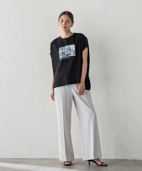 la.f…(ラエフ)の「フォトプリントTシャツ(Tシャツ/カットソー・レディース・ブラック/ホワイト・9号)」の10枚目の写真