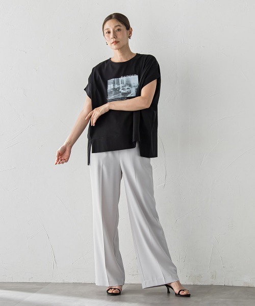 la.f…(ラエフ)の「フォトプリントTシャツ(Tシャツ/カットソー・レディース・ブラック/ホワイト・9号)」の15枚目の写真