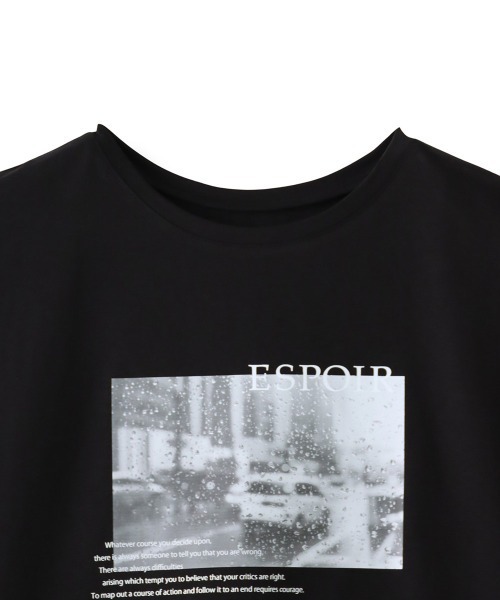 la.f…(ラエフ)の「フォトプリントTシャツ(Tシャツ/カットソー・レディース・ブラック/ホワイト・9号)」の19枚目の写真