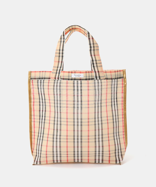 IENA(イエナ)の「DIMINUTIVO/ディミヌティーボ メルカドBAG ダイ バッグ(トートバッグ・レディース・ベージュ/ブラック系その他・FREE)」の2枚目の写真