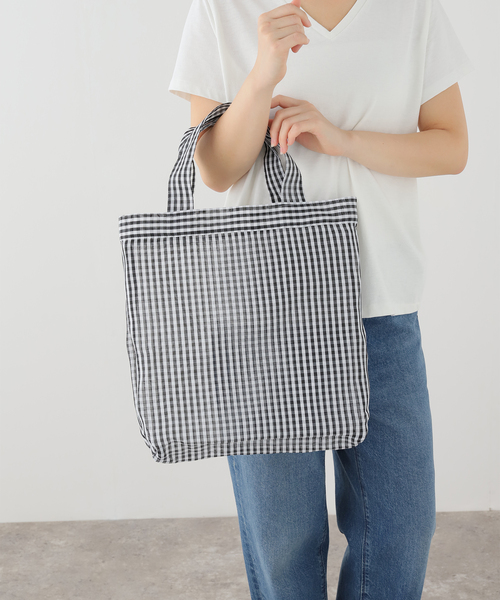 IENA(イエナ)の「DIMINUTIVO/ディミヌティーボ メルカドBAG ダイ バッグ(トートバッグ・レディース・ベージュ/ブラック系その他・FREE)」の11枚目の写真