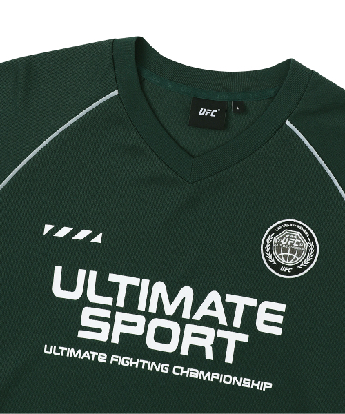 UFC SPORT(ユーエフシー スポーツ)の「UFC グリップ リラックスフィット 半袖Tシャツ グリーン U4TTX2307GN(Tシャツ/カットソー・メンズ・その他・2XL/LARGE/MEDIUM/X-LARGE/3XL)」の5枚目の写真