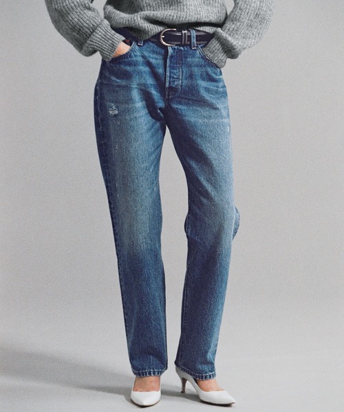 Levi's(リーバイス)の「Levi's/リーバイス 501(R)'90S ジーンズ SPECIALIZED BY SHINZONE(デニムパンツ・レディース・ダークインディゴブルー・23inch/24inch/25inch/26inch/27inch/28inch)」の1枚目の写真