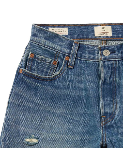 Levi's(リーバイス)の「Levi's/リーバイス 501(R)'90S ジーンズ SPECIALIZED BY SHINZONE(デニムパンツ・レディース・ダークインディゴブルー・23inch/24inch/25inch/26inch/27inch/28inch)」の7枚目の写真
