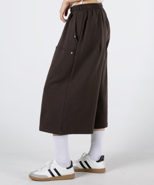 UMM（ウム）の「レディース リベットポイント ダブルニーバミューダパンツ 3COLOR（その他パンツ・メンズ・グレー系/ブラウン/ブラック・F）」の13枚目の写真