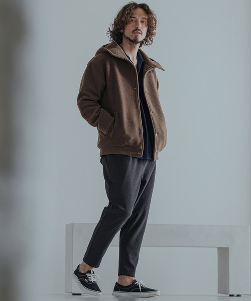 Magine(マージン)の「ms6582-Refined Stretch Denim Skipper Pullover Shirt スキッパープルオーバーシャツ(MGN-263-002)(シャツ/ブラウス・メンズ・ブラック/ダークインディゴブルー/ワンウォッシュ・44/46/48)」の11枚目の写真