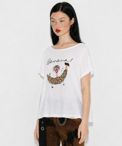 SETSETSET(セットセットセット)の「レオパードバナナフレアTシャツ(Tシャツ/カットソー・レディース・その他・ONE SIZE)」の3枚目の写真