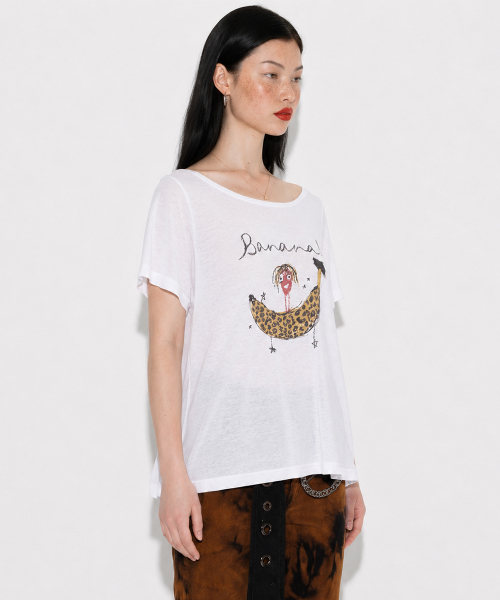 SETSETSET(セットセットセット)の「レオパードバナナフレアTシャツ(Tシャツ/カットソー・レディース・その他・ONE SIZE)」の8枚目の写真