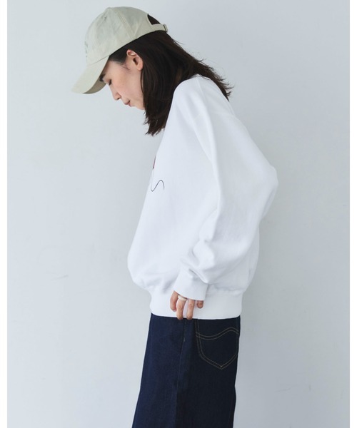 GOOD ROCK SPEED(グッドロックスピード)の「【GOOD ROCK SPEED】MICKEY/Sweat(スウェット・レディース・ホワイト・FREE)」の12枚目の写真