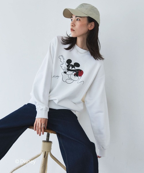 GOOD ROCK SPEED(グッドロックスピード)の「【GOOD ROCK SPEED】MICKEY/Sweat(スウェット・レディース・ホワイト・FREE)」の18枚目の写真