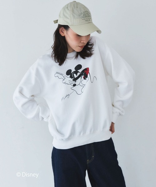 GOOD ROCK SPEED(グッドロックスピード)の「【GOOD ROCK SPEED】MICKEY/Sweat(スウェット・レディース・ホワイト・FREE)」の19枚目の写真